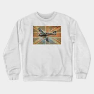 Hawker Hurricane and Union Jack Crewneck Sweatshirt